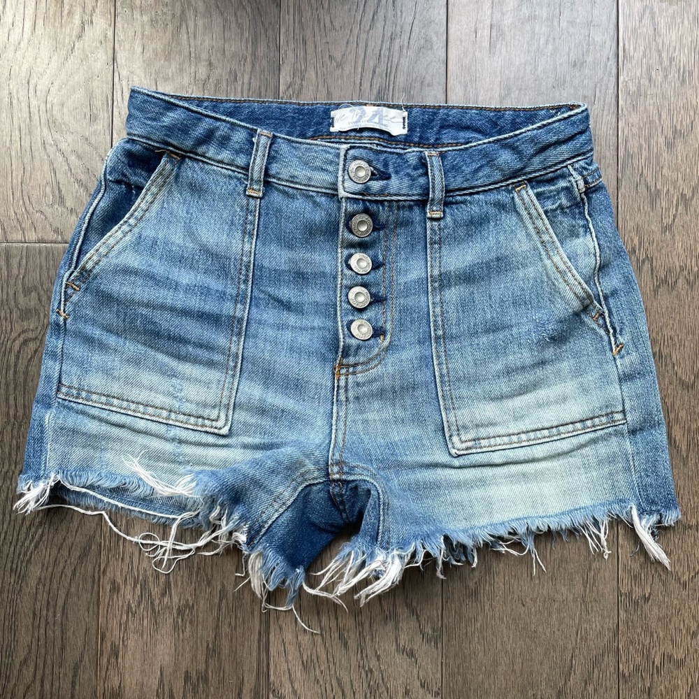 Free People Jean Shorts